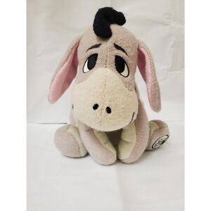 Eeyore  Disney World Park Stuffed Animal‎ Plush Toy Vintage 8.5" Gray